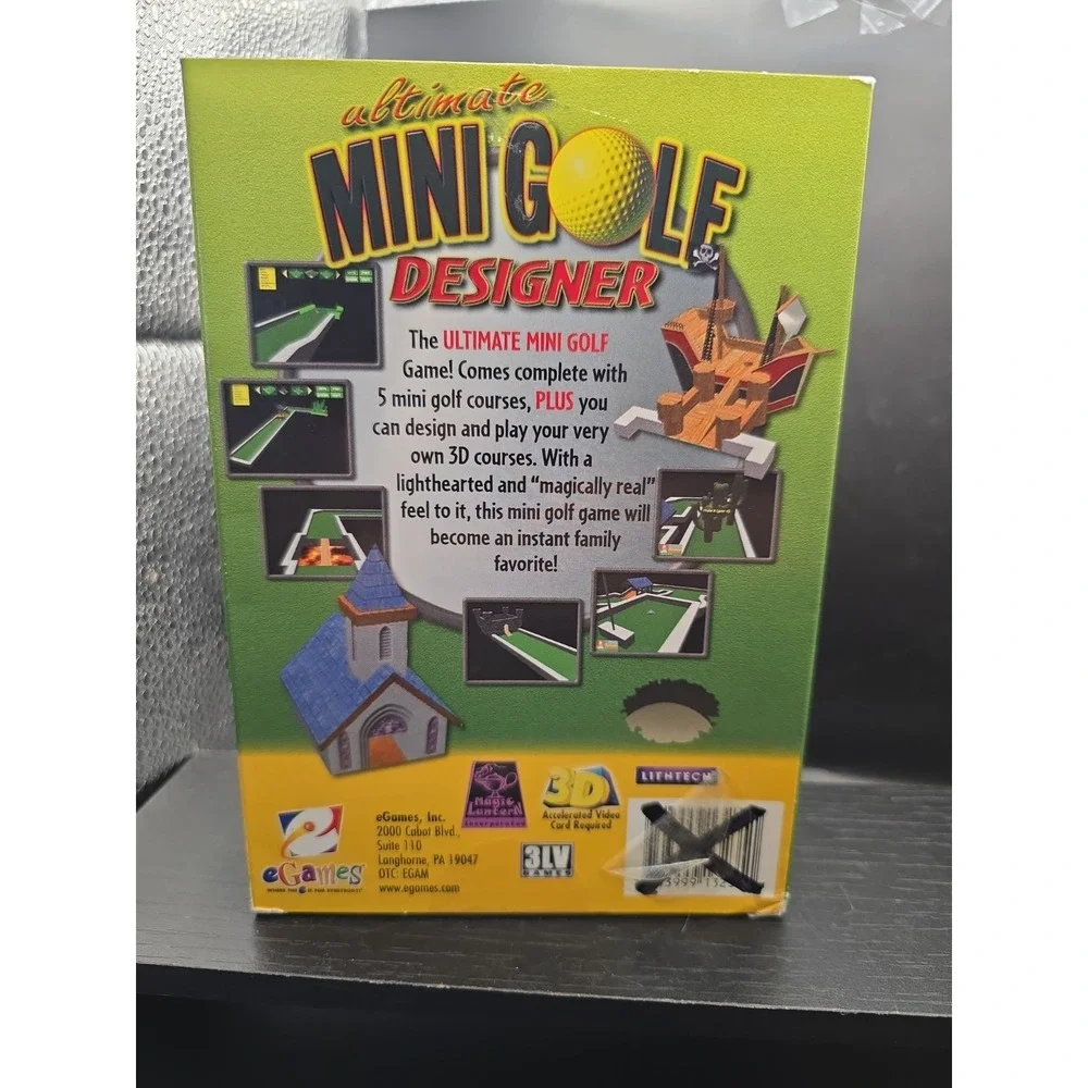 Ultimate Mini Golf Designer w/ Mini Golf Master 2 (PC, 2004)